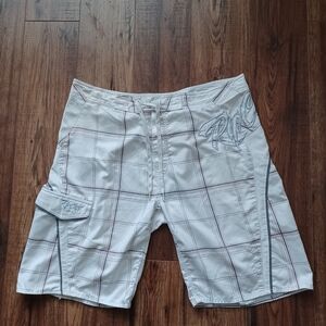 Men's Swimwear Shorts Waist 36 White